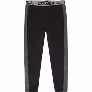 O'Neill LG ELASTICATED LOGO PANTS Dívčí tepláky, černá, velikost 152