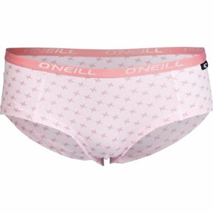 O'Neill HIPSTER WITH DESIGN 2-PACK světle růžová XL - Dámské spodní kalhotky