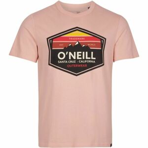 O'Neill MTN HORIZON T-SHIRT Pánské tričko, růžová, velikost L