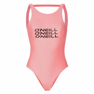 O'Neill PW NOOS LOGO BATHINGSUIT Dámské jednodílné plavky, lososová, velikost 42