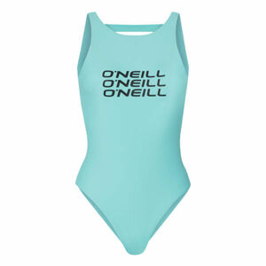O'Neill PW NOOS LOGO BATHINGSUIT Dámské jednodílné plavky, Tyrkysová,Černá, velikost 38