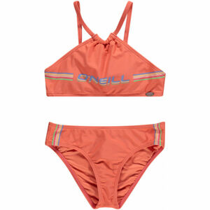 O'Neill PG CALI HOLIDAY BIKINI Dívčí dvoudílné plavky, oranžová, velikost 128