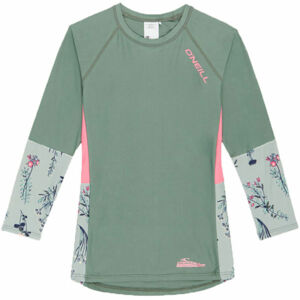 O'Neill PG PRINT L/SLV SKINS zelená 6 - Dívčí tričko