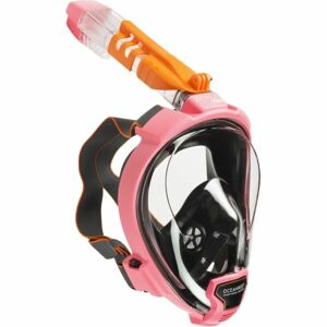 Ocean Reef ARIA QR + CAMERA HOLDER Šnorchlovací maska, růžová, velikost S/M
