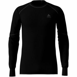 Odlo BL TOP CREW NECK L/S ACTIVE X-WARM černá XL - Pánské tričko