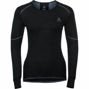 Odlo SUW WOMEN'S TOP L/S CREW NECK ACTIVE X-WARM černá XS - Dámské tričko
