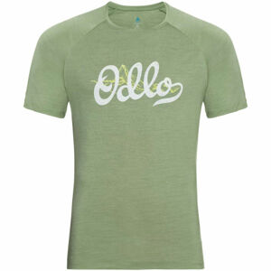 Odlo MEN'S T-SHIRT S/S CREW NECK CONCORD zelená XXL - Pánské tričko