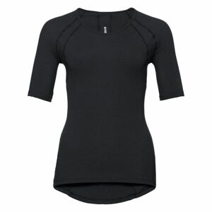 Odlo WOMEN'S T-SHIRT 3/4 SLEEVE PURE WOOL černá S - Dámské tričko s 3/4 rukávem
