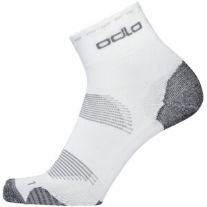 Odlo SOCKS CERAMICOOL CYCLING QUARTER bílá 36 - Unisex ponožky