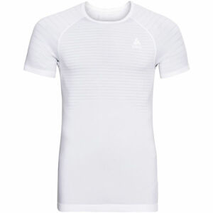 Odlo SUW MEN'S TOP CREW NECK S/S PERFORMANCE X-LIGHT bílá XL - Pánské tričko