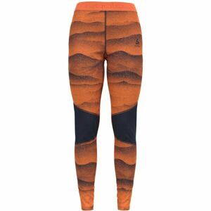 Odlo BL BOTTOM LONG WHISTLER ECO Dámské funkční kalhoty, oranžová, velikost XS