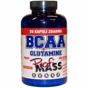 Profimass PROFI BCAA + GLUTAMINE 180+20 KAPSLÍ  NS - Aminokyseliny