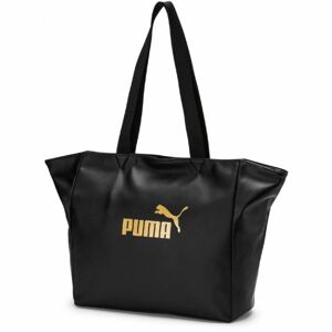 Puma CORE UP LARGE SHOPPER WMN Dámská stylová taška, Černá,Zlatá, velikost UNI