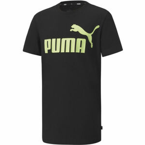 Puma ESSENTIALS LOGO TEE Chlapecké triko, černá, veľkosť 128
