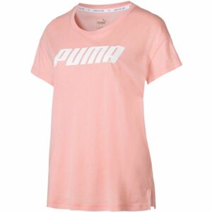Puma MODERN SPORTS LOGO TEE Dámské tričko, růžová, veľkosť S