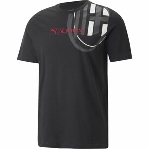 Puma ACM FOOTBALL LEGACY TEE Pánské triko, černá, veľkosť L