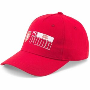 Puma FACR FTBLCORE BB CAP Kšiltovka, červená, velikost UNI
