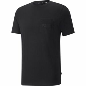 Puma MODERN BASICS POCKET TEE Pánské triko, Černá, velikost XL