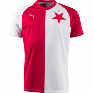 Puma SK SLAVIA HOME JSY KIDS Originální fotbalový dres, červená, velikost 164