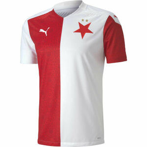 Puma SK SLAVIA SHIRT PROMO Pánský fotbalový dres, bílá, velikost