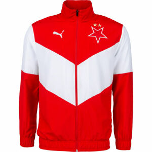 Puma SKS PREMATCH JACKET Pánská fotbalová bunda, červená, velikost L