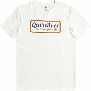 Quiksilver BORDER M TEES Bílá S - Pánské triko