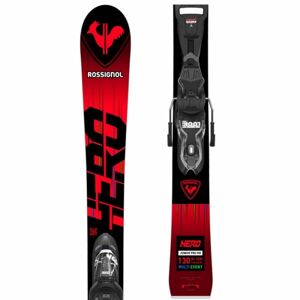 Rossignol HERO JUNIOR XPRESS + JR EXPRESS 7 GW Dětské sjezdové lyže, červená, veľkosť 160