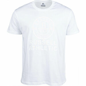 Russell Athletic TONAL S/S CREWNECK TEE SHIRT Pánské triko, Bílá, velikost