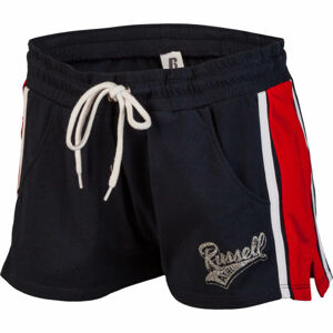 Russell Athletic PANELLED SHORTS Dámské šortky, Černá,Zlatá,Červená, velikost L