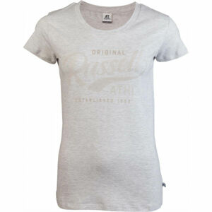 Russell Athletic ORIGINAL S/S CREWNECK TEE SHIRT Dámské tričko, šedá, velikost XL