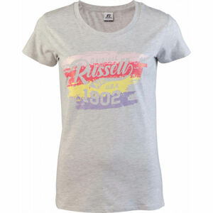 Russell Athletic REVEAL S/S CREWNECK TEE SHIRT Dámské tričko, šedá, veľkosť L