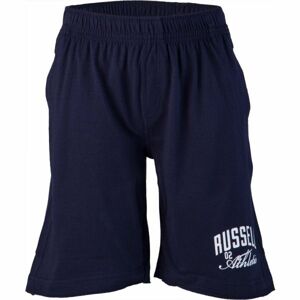 Russell Athletic CHLAPECKÉ ŠORTKY CLASSIC Chlapecké šortky, Tmavě modrá,Bílá, velikost 152