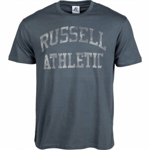 Russell Athletic ARCH LOGO TEE tmavě šedá XXL - Pánské tričko