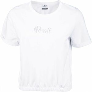 Russell Athletic CROPPED TOP Dámské tričko, bílá, veľkosť S