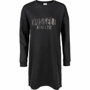 Russell Athletic PRINTED DRESS Dámské šaty, Černá,Bílá, velikost L