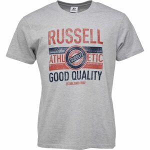 Russell Athletic GOOT Pánské tričko, šedá, velikost