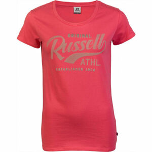 Russell Athletic ORIGINAL S/S CREWNECK TEE SHIRT Dámské tričko, růžová, veľkosť L
