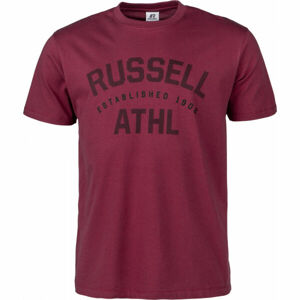 Russell Athletic PRINTED S/S TEE Zelená 2XL - Pánské tričko