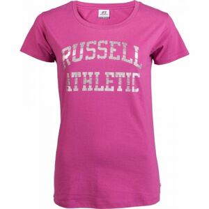 Russell Athletic S/S CREW NECK TEE SHIRT růžová M - Dámské triko
