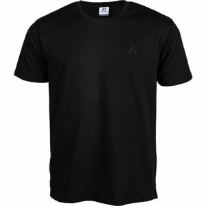 Russell Athletic S/S CREWNECK TEE SHIRT Pánské tričko, Černá,Šedá, velikost M