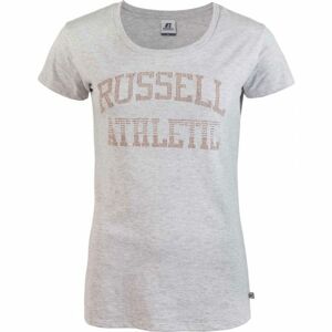 Russell Athletic S/S CREWNECK TEE SHIRT šedá XS - Dámské triko