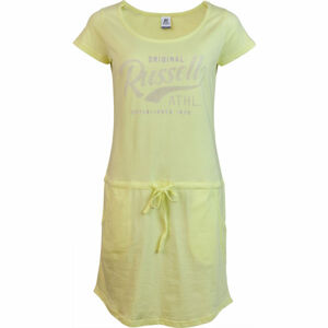 Russell Athletic ŠATY DÁMSKÉ ŽLUTÉ Dámské šaty, žlutá, velikost L