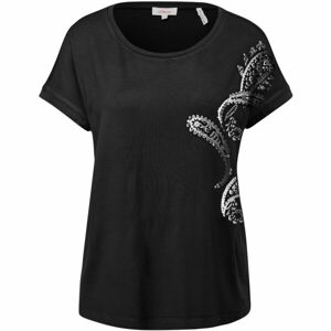 s.Oliver RL T-SHIRT Dámské tričko, černá, velikost