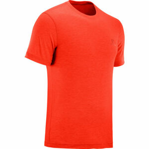 Salomon EXPLORE SS TEE M oranžová 2XL - Pánské triko