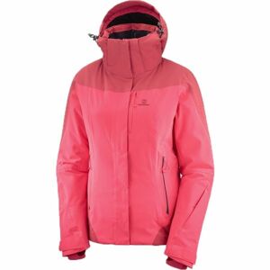 Salomon ICEROCKET JKT W Dámská lyžařská bunda, růžová, velikost XS