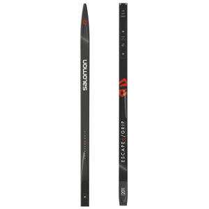 Salomon SET ESCAPE 6 GRIP + ACCES PLK Běžecké lyže na klasiku, černá, veľkosť 206