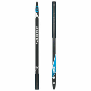 Salomon SET R 6 COMBI + PLK PRO COMBI  188 - Běžecké lyže kombi