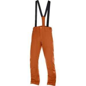 Salomon STORMSEASON hnědá XL - Pánské lyžařské kalhoty