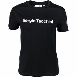 Sergio Tacchini ROBIN WOMAN Dámské tričko, černá, velikost S