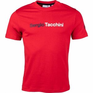 Sergio Tacchini ROBIN Pánské tričko, Červená,Mix, velikost XXL